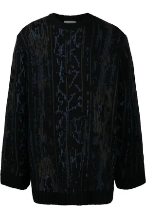 YOHJI YAMAMOTO Trøje med kontrastkant