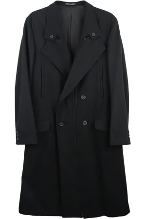 YOHJI YAMAMOTO Dobbeltradet frakke