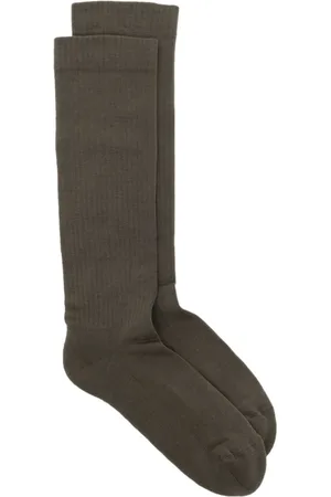 Rick Owens Luxor intarsia-strikkede strømper med logo
