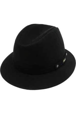 Borsalino Trilby i filt med logomærke