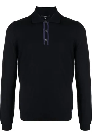 Gucci Polo i uld med broderet logo