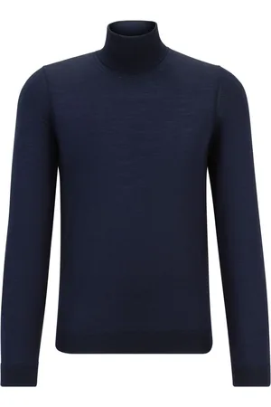HUGO BOSS Strikket sweater med rullekrave