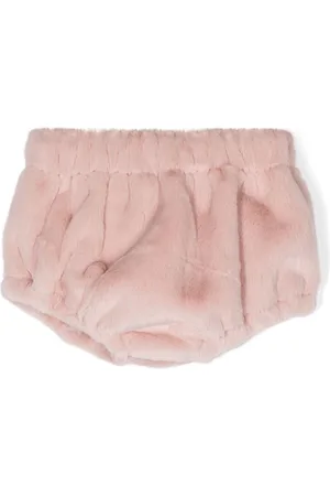 LA STUPENDERIA Bloomers i imiteret pelsdesign