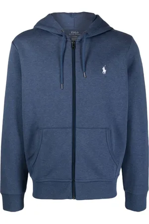 Ralph Lauren Hættetrøje med Polo Pony-broderi og lynlås