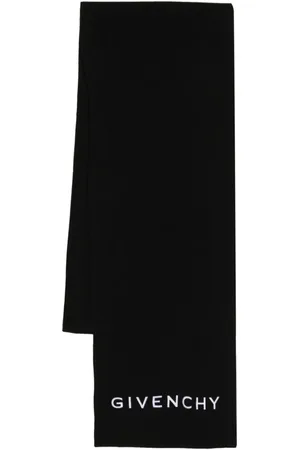 Givenchy Strikket tørklæde med broderet logo