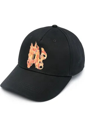 Palm Angels Burning baseball-kasket med monogram-broderi