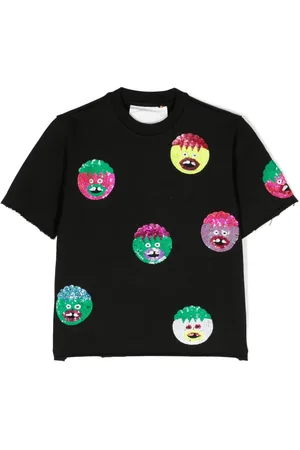 CAROLINE BOSMANS T-shirt med pailletter