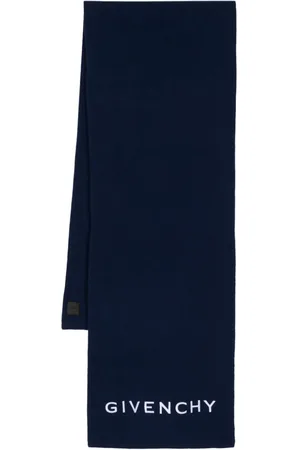 Givenchy Finstrikket tørklæde med broderet logo