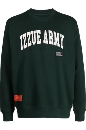 Izzue College sweatshirt med logoapplikation