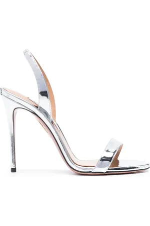 Aquazzura So Nude 110mm sandaler i læder