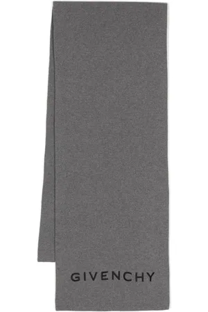 Givenchy Strikket tørklæde med broderet logo