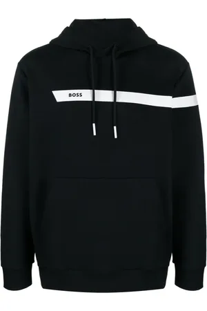 HUGO BOSS Hættetrøje med logotryk