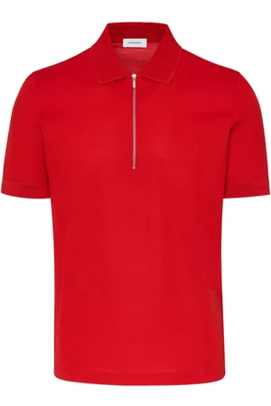 Salvatore Ferragamo Polo med kort lynlås