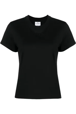 Courrèges T-shirt med broderet logo