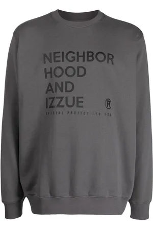 Izzue X Neighborhood sweatshirt med logotryk