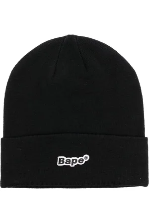 A Bathing Ape Strikket hue med Bape-mærke
