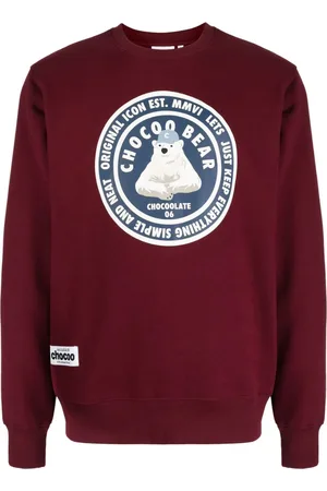 Chocoolate Sweatshirt i jersey med Chocobear-tryk