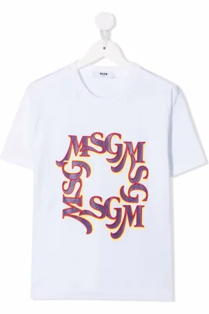 Msgm T-shirt med logotryk