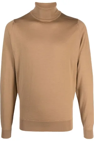 JOHN SMEDLEY Trøje i merino med rullekrave
