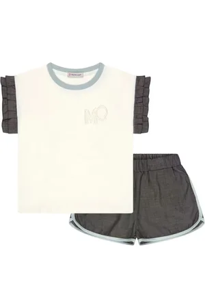 Moncler Shorts-sæt med broderet logo