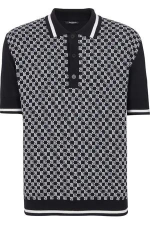 Balmain Polo med monogram-mønster