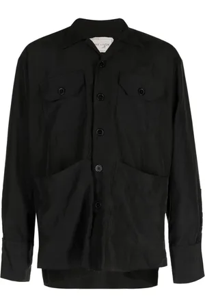 GREG LAUREN Souvenir Boxy Studio skjorte med knapper