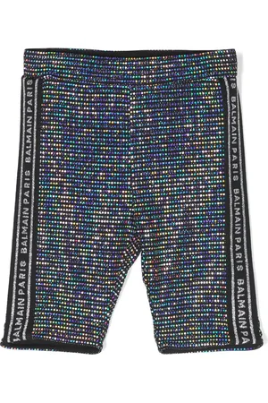 Balmain Shorts med pailletudsmykning