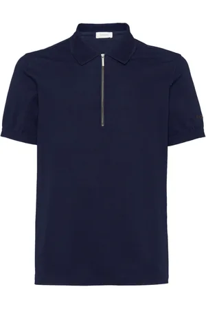 Salvatore Ferragamo Polo med kort lynlås