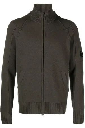 C.P. Company Cardigan med linsedetalje