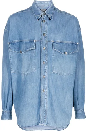 VERSACE Langærmet denimskjorte fra 00