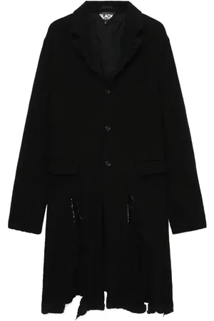 Comme des Garçons Enkeltradet frakke med slitageeffekt