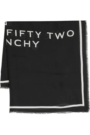 Givenchy Frynset tørklæde med logotryk