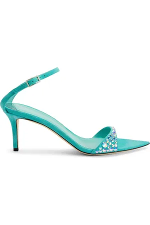 Giuseppe Zanotti Intriigo Queen 70mm sandaler med krystaludsmykning