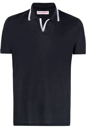 Orlebar Brown Felix polo i hør og piqué