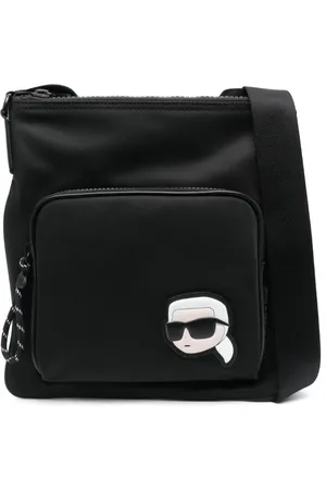 Karl Lagerfeld Ikon crossbody-taske med logoapplikation
