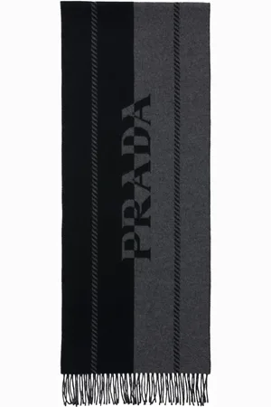 Prada Tørklæde med logo i jacquard