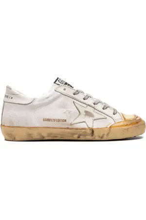 Golden Goose Super-Star penstar captoe White/Beige sneakers