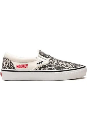 Vans X Hockey Skate slip-on sneakers i slangeskind