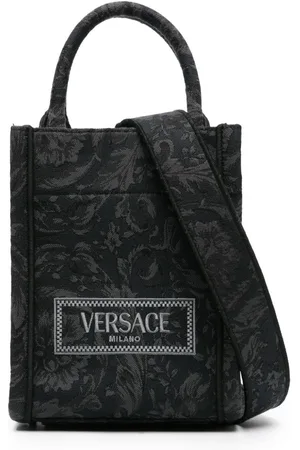 VERSACE Barocco Athena tote i jacquard og kanvas