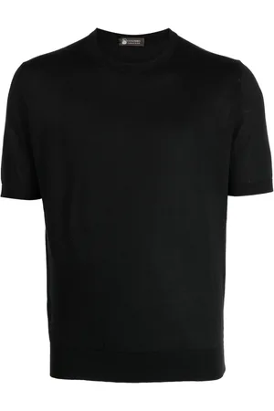 COLOMBO Finstrikket T-shirt med rund hals