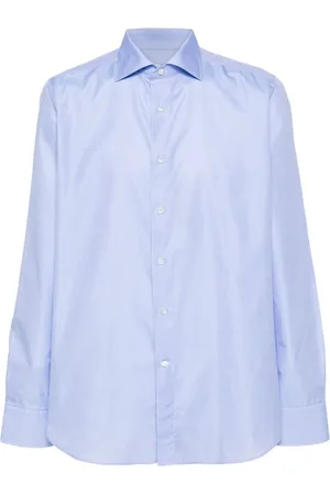 CANALI Skjorte med cutaway-krave