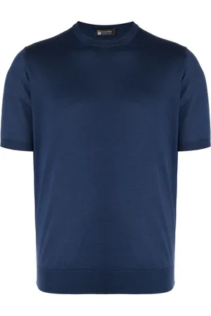 COLOMBO Finstrikket T-shirt med rund hals