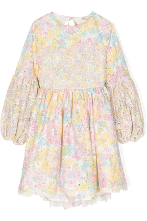 Marlo Amalia kjole med blomsterbroderi