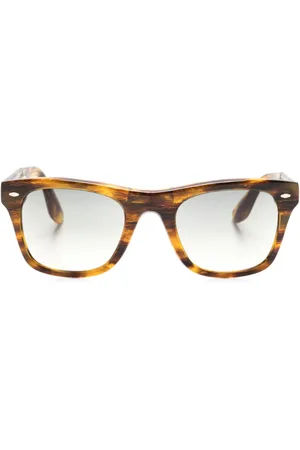 Oliver Peoples Mister Brunello solbriller med firkantet stel