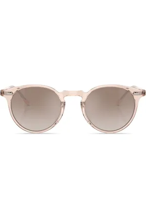 Oliver Peoples Runde solbriller med tonet glas