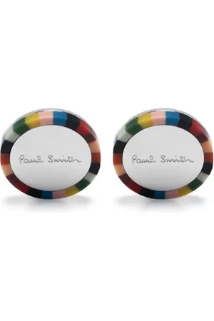 Paul Smith Manchetknapper med indgraveret logo og kontrastkant