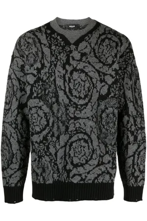 VERSACE Trøje med barok-mønster
