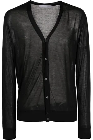 PRIVATE STOCK Halv-gennemsigtig The Nero cardigan