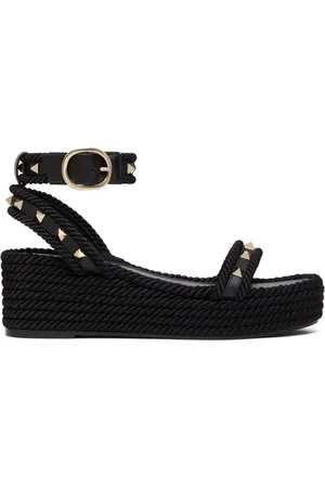 VALENTINO GARAVANI 45 mm Rockstud sandaler med plateausål