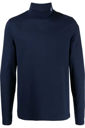 Sergio Tacchini Trøje med broderet logo og rullekrave